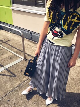 「byblos（ビブロス）のアイテム」を使った、さやさん（レディース・149cm）の夏コーディネート