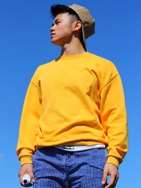「shorts」｜「アイテム（帽子）」を使った、Samt.98さん（メンズ・180cm）の夏コーディネート