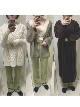 「チドリ柄」｜「アイテム（ワンピース/ドレス）」を使った、yukaさん（レディース・162cm）の春コーディネート