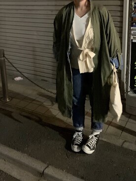 かほぴん、さん（レディース・162cm）の冬コーディネート