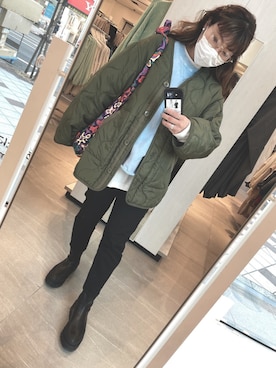 「g.v.g.v.」｜かほぴん、さん（レディース・162cm）の冬コーディネート