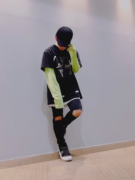 「NIKE Air Flightのアイテム」を使った、たぴ   さん（メンズ・170cm）の冬コーディネート