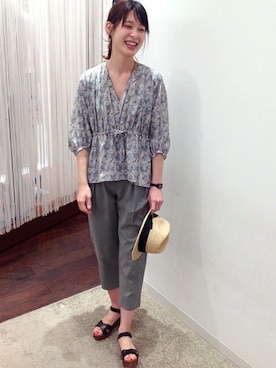 本田さん（レディース・170cm）の春コーディネート