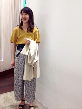 本田さん（レディース・170cm）の春コーディネート