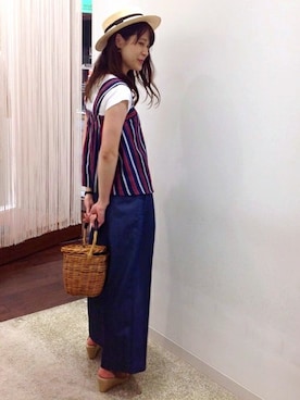 本田さん（レディース・170cm）の春コーディネート
