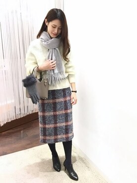 本田さん(レディース・170cm)の冬コーディネート