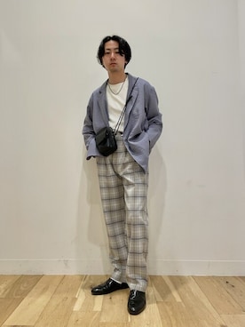 「水色」｜「アイテム（その他アウター）」を使った、Ryot@さん（メンズ・159cm）の夏コーディネート