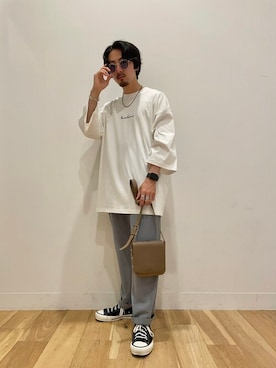 「レザーバック」｜Ryot@さん（メンズ・159cm）の秋コーディネート