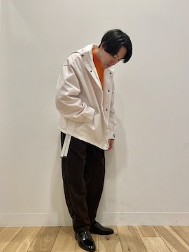 「Uiscel（ユイセル）のアイテム（ジャケット/アウター）」を使った、Ryot@さん（メンズ・159cm）の冬コーディネート