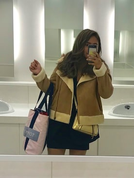 「アイテム（ドレス）」を使った、ayaさん（レディース・158cm・10代）の春コーディネート