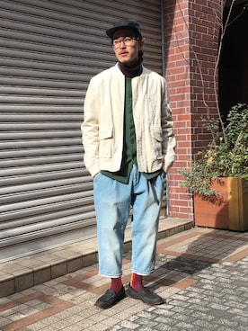 「アイテム（その他シューズ）」を使った、ilkさん（メンズ・174cm）の冬コーディネート