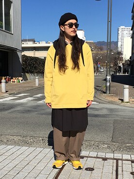 「アイテム（その他トップス）」を使った、ilkさん（メンズ・174cm）の冬コーディネート
