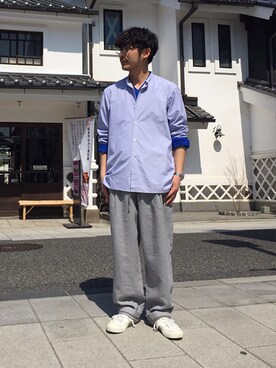 「FRANK LEDER」｜ilkさん（メンズ・165cm）の春コーディネート
