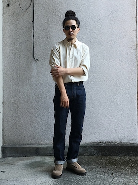 「アイテム（その他シューズ）」を使った、ilkさん（メンズ・174cm）の夏コーディネート