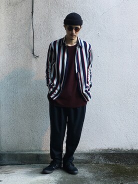 「アイテム（その他）」を使った、ilkさん（メンズ・174cm）の秋コーディネート