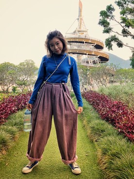 「corduroy pants」｜athena_lookbookさん（レディース・152cm）の秋コーディネート