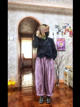 「古著MIX」｜athena_lookbookさん（レディース・152cm）の春コーディネート