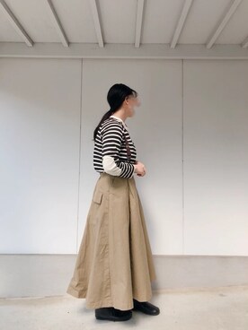 「clip.tab（クリップ）のアイテム」を使った、ゆうさん（レディース・159cm）の春コーディネート