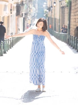 「ROXY（ロキシー）のアイテム（ワンピース/ドレス）」を使った、Josyさん（レディース・170cm）の秋コーディネート