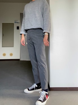 「CDG（シーディージー）のアイテム（シューズ）」を使った、d29p26buさん（メンズ・174cm）の秋コーディネート