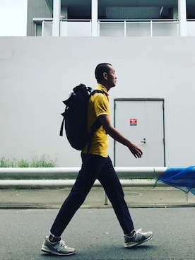 「MISSIONWORKSHOP（ミッションワークショップ）のアイテム」を使った、minimaljpさん（メンズ・173cm）の夏コーディネート