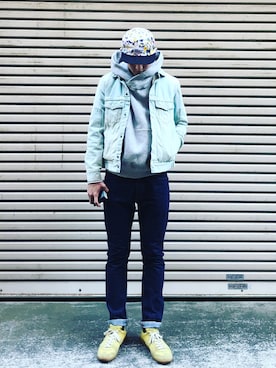 「COSMIC WONDER（コズミックワンダー）のアイテム」を使った、minimaljpさん（メンズ・173cm）の冬コーディネート