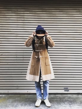 「1sin（イッシン）のアイテム」を使った、minimaljpさん（メンズ・173cm）の冬コーディネート