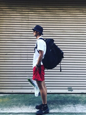 「MISSIONWORKSHOP（ミッションワークショップ）のアイテム」を使った、minimaljpさん（メンズ・173cm）の夏コーディネート