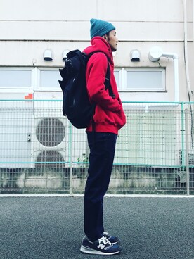 「smoothday（スムースデイ）のアイテム」を使った、minimaljpさん（メンズ・173cm）の春コーディネート
