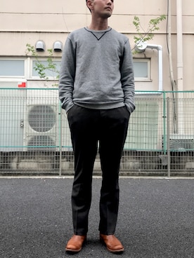 「ARTS & SCIENCE（アーツアンドサイエンス）のアイテム」を使った、minimaljpさん（メンズ・173cm）の春コーディネート
