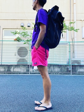 「MISSIONWORKSHOP（ミッションワークショップ）のアイテム」を使った、minimaljpさん（メンズ・173cm）の夏コーディネート