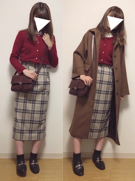 「DHOLIC（ディーホリック）のアイテム（その他アウター）」を使った、Yuuriさん（レディース・168cm）の冬コーディネート