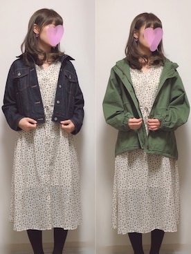 「reca（レカ）のアイテム（ブルゾン）」を使った、Yuuriさん（レディース・168cm）の春コーディネート