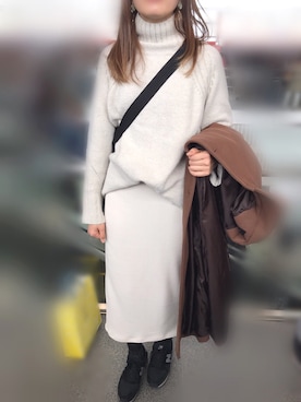 「DHOLIC（ディーホリック）のアイテム（その他アウター）」を使った、Yuuriさん（レディース・168cm）の春コーディネート