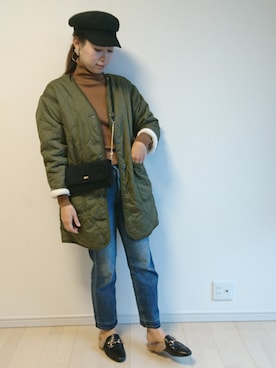 「MUSE（ミューズ）のアイテム（バッグ）」を使った、むらっちさん（レディース・163cm）の冬コーディネート