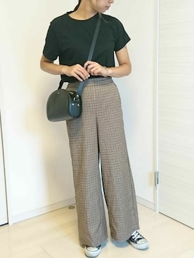 「ジーユー」｜むらっちさん（レディース・163cm）の夏コーディネート