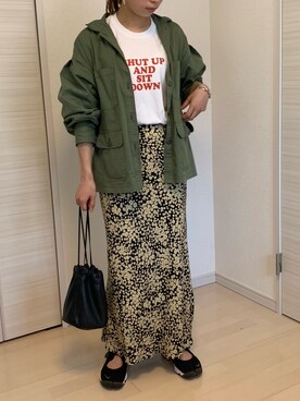 「ナイキエアリフト」｜「アイテム（ジャケット/アウター）」を使った、むらっちさん（レディース・163cm）の春コーディネート