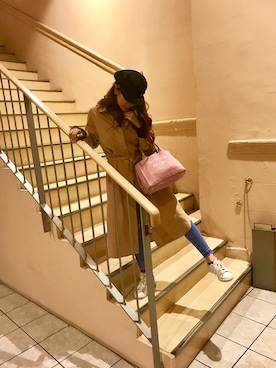 「トレンチワンピ」｜Rrrchanさん（レディース・156cm）の春コーディネート