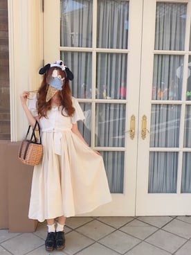 「すぬーぴーコーデ」｜Rrrchanさん（レディース・156cm）の春コーディネート