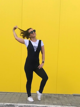 「RESERVED NOTEのアイテム」を使った、Kshushさん（レディース・163cm）の春コーディネート