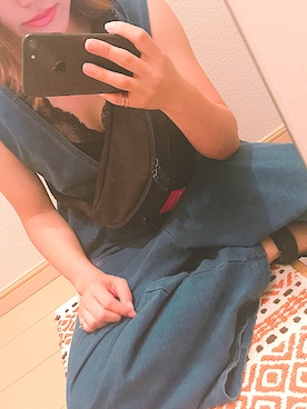 「Chambre（シャンブル）のアイテム（オールインワン・サロペット）」を使った、hao!!さん（レディース・148cm）の夏コーディネート