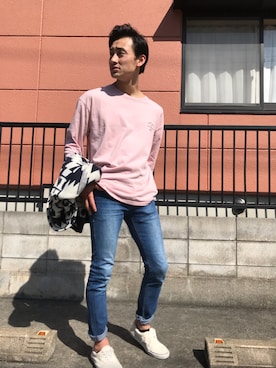 「ノーティードッグ」｜こぅきさん（メンズ・172cm）の春コーディネート