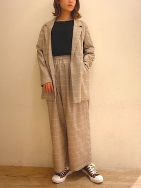 おのまいさん（レディース・159cm）の春コーディネート