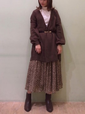 おのまいさん（レディース・159cm）の秋コーディネート