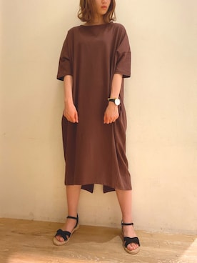 「コクーンシルエット」｜おのまいさん（レディース・159cm）の春コーディネート