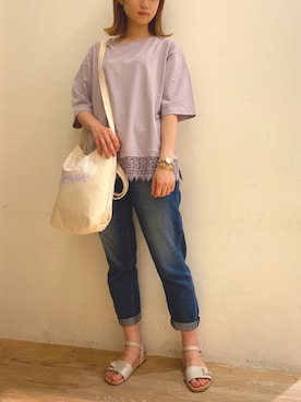 おのまいさん（レディース・159cm）の夏コーディネート