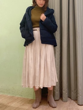 おのまいさん（レディース・159cm）の冬コーディネート