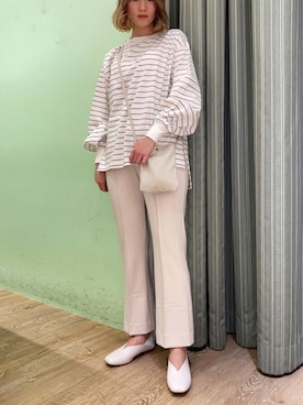 「Lee（リー）のアイテム（バッグ）」を使った、おのまいさん（レディース・159cm）の春コーディネート