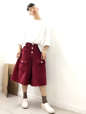「Marc by Marc Jacobs（マークバイマークジェイコブス）のアイテム（腕時計）」を使った、Marco Kungさん（メンズ・177cm）の春コーディネート