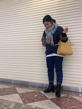 47さん（レディース・156cm）の冬コーディネート